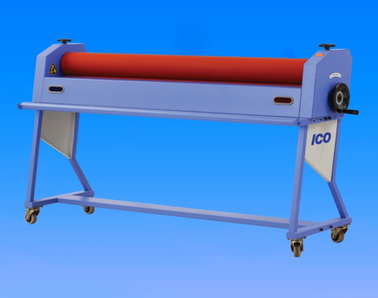 意高覆膜机 ico 1600hiv冷裱机 1.6米手动覆膜机 裱膜机 贴膜机z