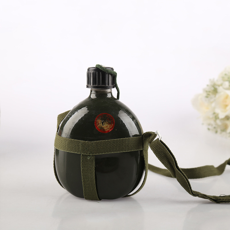 老式铝制户外3522水壶加大容量劳保用品劳保户外运动水壶军训壶