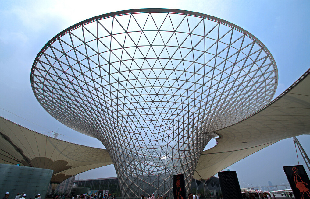 中国第一索膜结构建筑——阳光谷