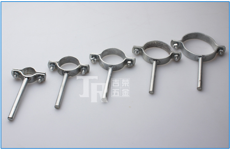 4分柄9cm吊码天然气煤气管道吊码国标厚度管箍水管锁固定工具批发