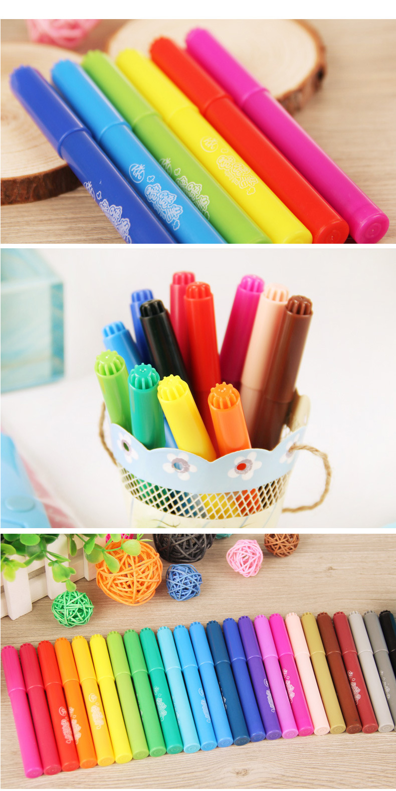 智高新品芭比炫彩时装秀 喷喷笔水彩笔 儿童绘画工具学习文具