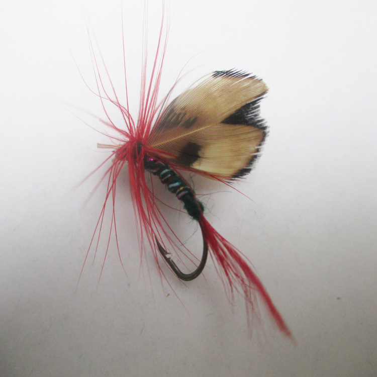 飞蝇鱼饵 鱼钩 蝴蝶假饵虫饵 仿生昆虫 垂钓用品 渔具小配批发