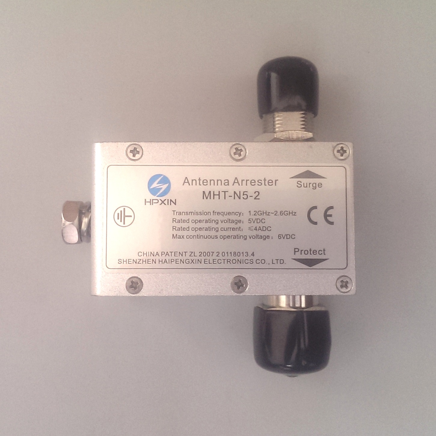 供应优质gps天馈防雷器mht-n5-2(海鹏信电子hpxin)gps避雷器