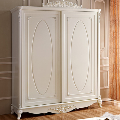 欧式雕刻趟门 衣柜移门 整体推拉门 时尚卧室板式衣柜