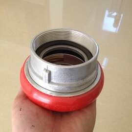 供应兴化消防65型 快速接扣 中压式雌管牙 卡式消防接口 消防水带