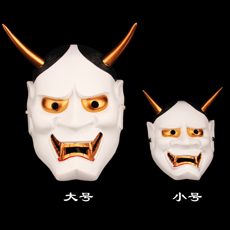电影主题兰陵王树脂面具日本鬼首般若面具cos派对主题面具