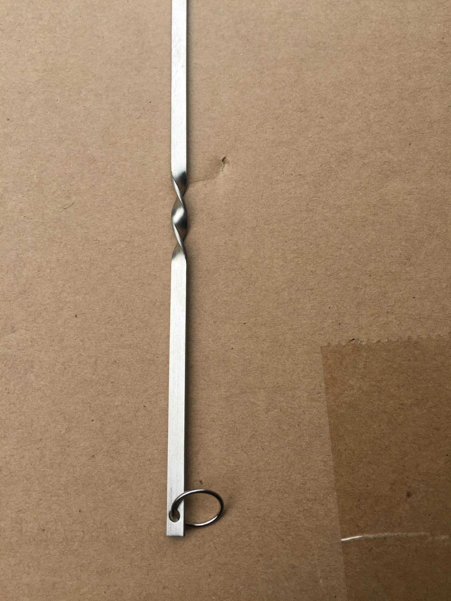 厂家批发 不锈钢烧烤针 烧烤签 扁烤签 圆针 烧烤用具