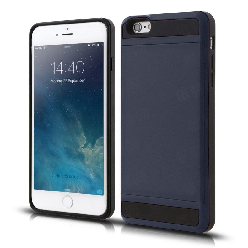 插卡盔甲 IP6-深蓝