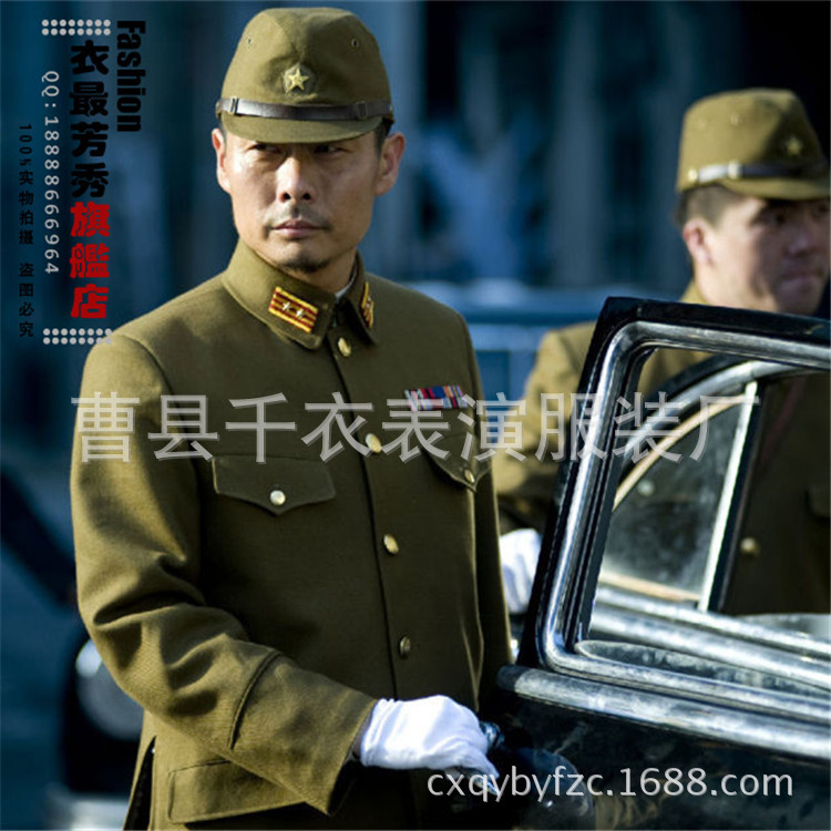 日本军官大佐军装 汉奸土匪鬼子服装 鬼子服装角色扮演出表演.