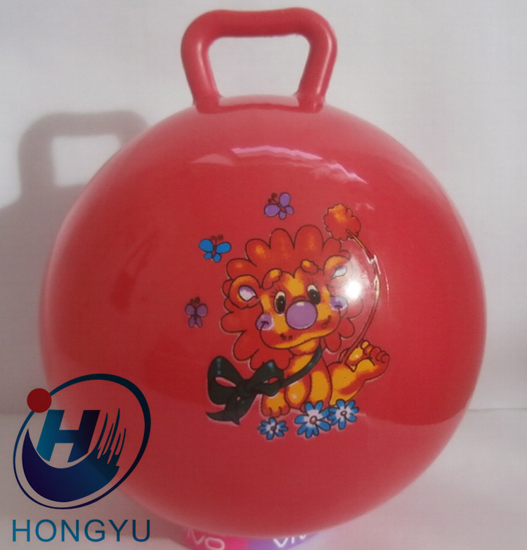 上海洪驭20厘米沙滩球手提球手柄球8英寸跳跳球 厂家直发