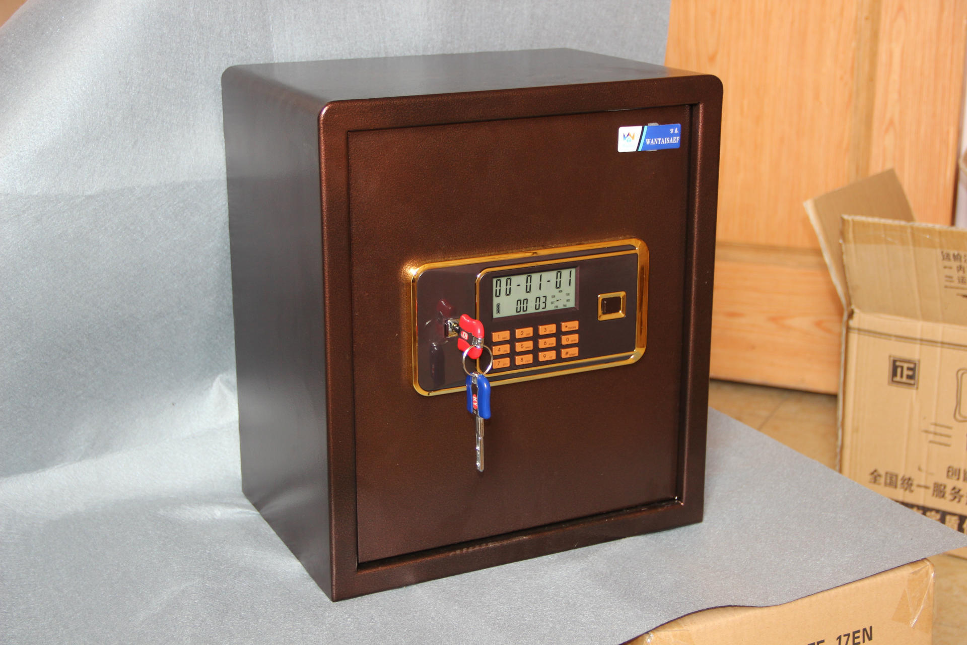 【川坤】厂家热销酒店专用保管箱办公保险柜家用防盗保管箱保险柜