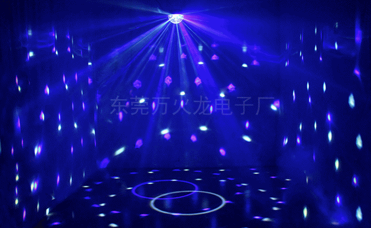 带mp3水晶魔球灯(低音增强版)led旋转声控水晶魔球灯 ktv生日礼品