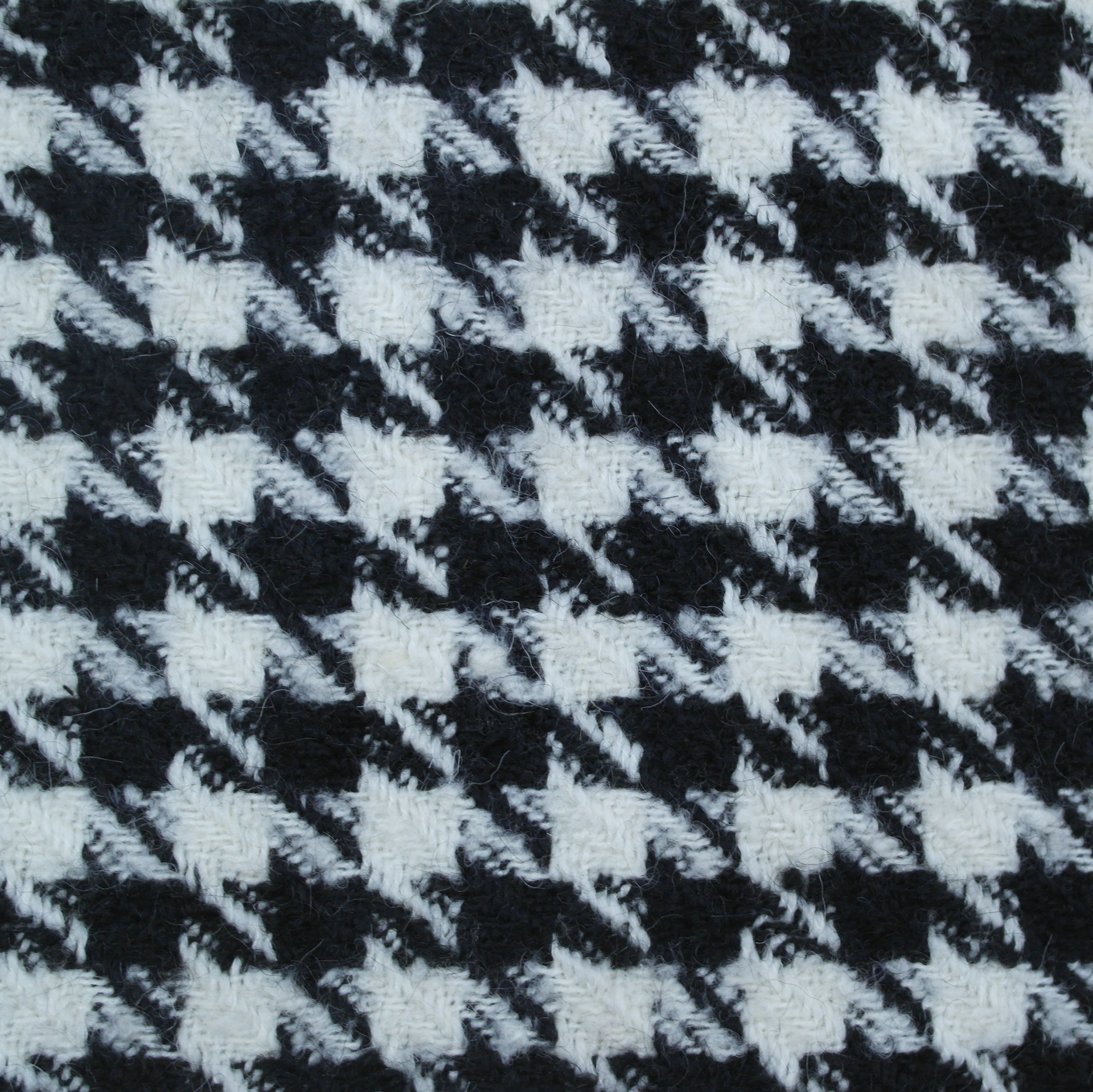 花式纱 圈圈纱千鸟格毛呢面料 m510876