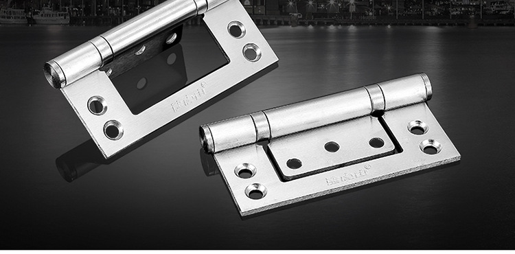 供应 子母合页 不锈钢偏轴4寸合页房间门免开槽轴承合页