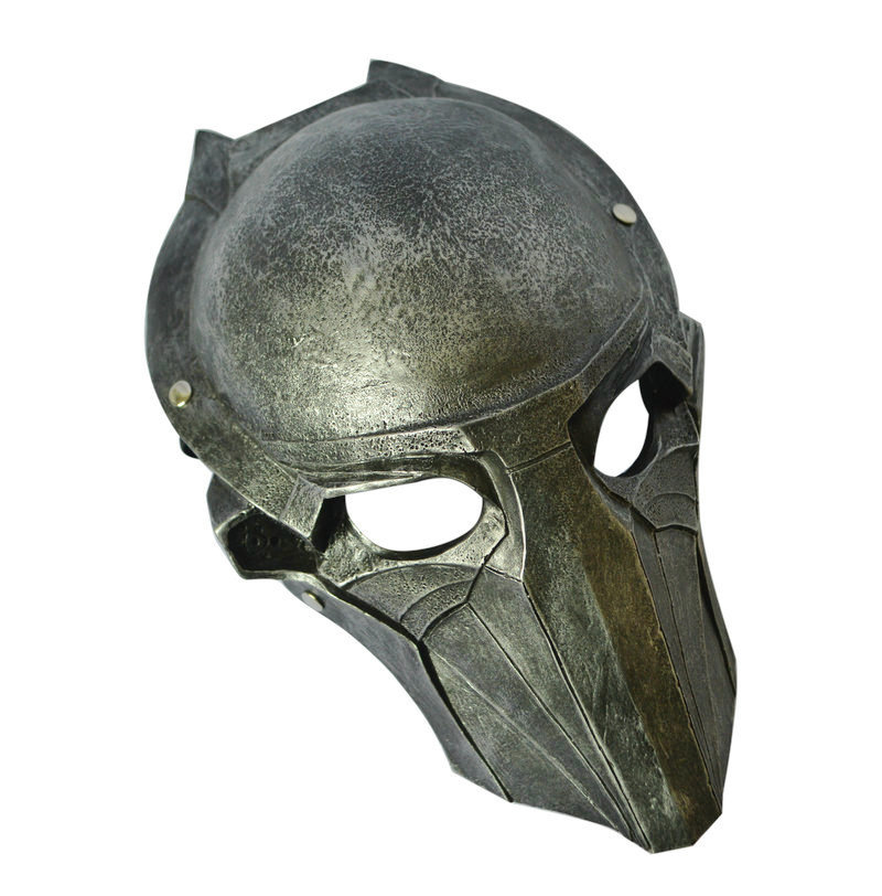 万圣节面具铁血战士鹰面恐怖面罩化妆舞会道具 树脂面具装饰品