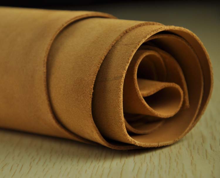 厂家供应土黄色磨砂牛皮 头层牛巴戈牛皮真皮料 劳保鞋用牛皮现货