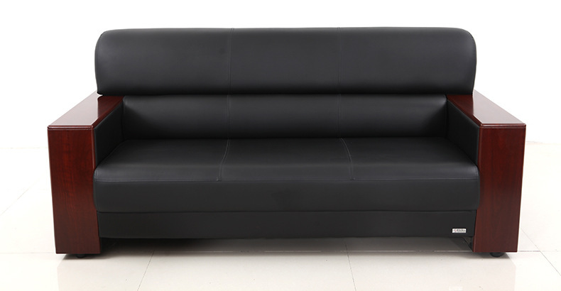 简约办公沙发组合 现代真皮办公室沙发 订制沙发 商务接待沙发