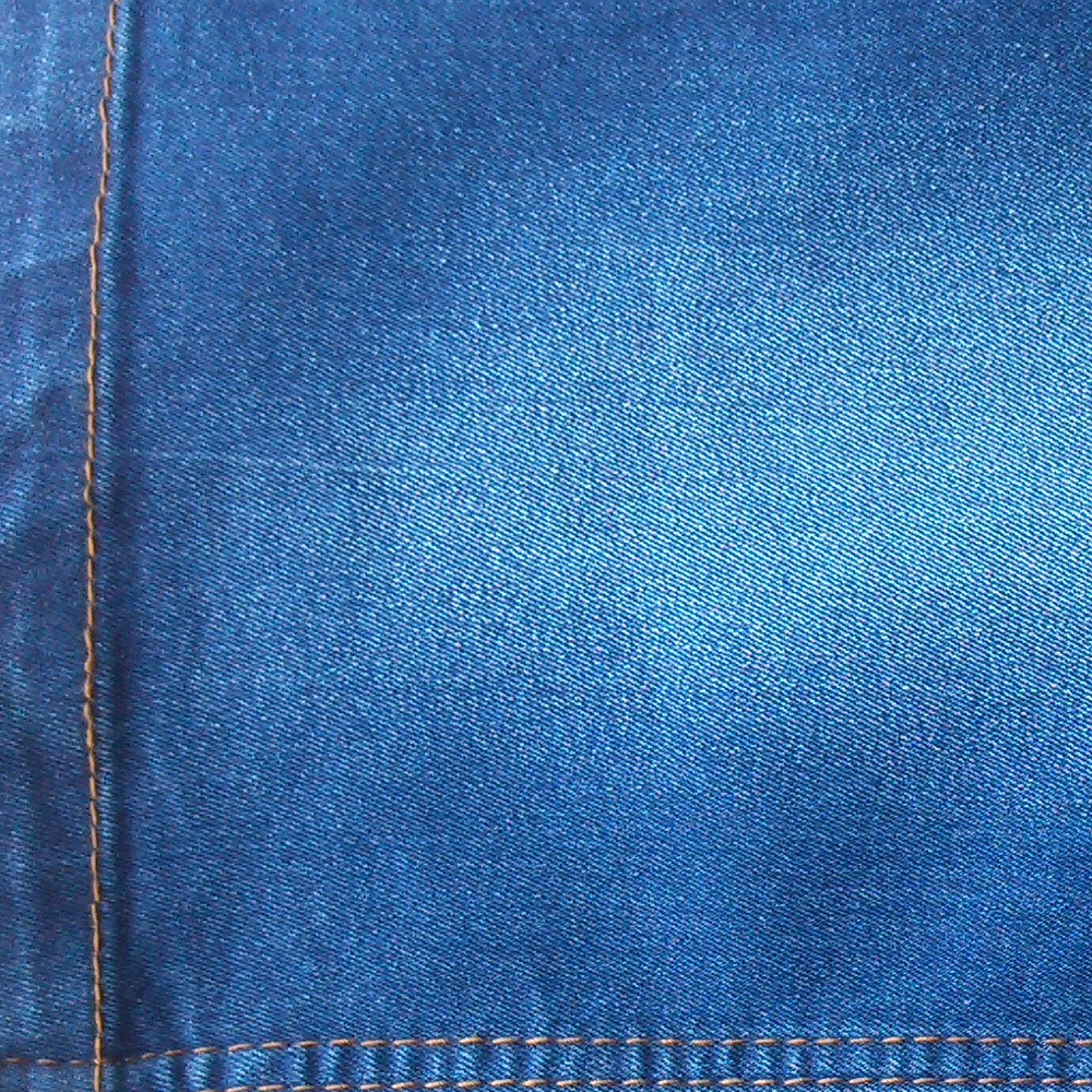 涤棉牛仔面料 女装弹力牛仔裤面料