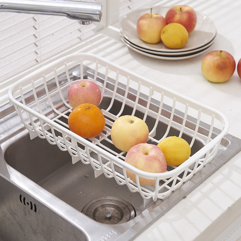 批发厨房沥水架 碗盘沥水框 水果沥水篮 餐具置物框 多用收纳篮