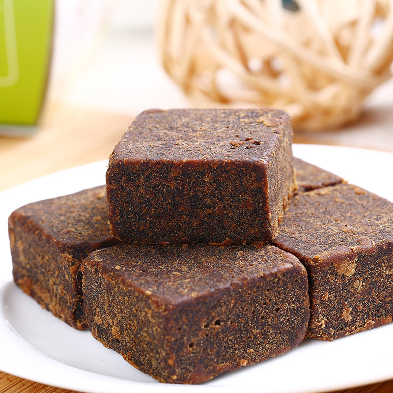 优质古法裸装黑糖批发 玫瑰黑方糖 直批 5公斤起批