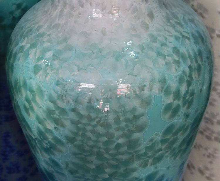 化陶瓷结晶釉冰裂花纹落地大花瓶宾馆大厅摆件11