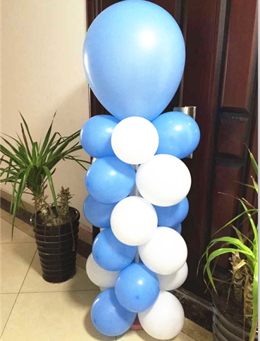 儿童气球路引立柱包邮装饰生日婚庆布置立柱男宝宝生日气球成品
