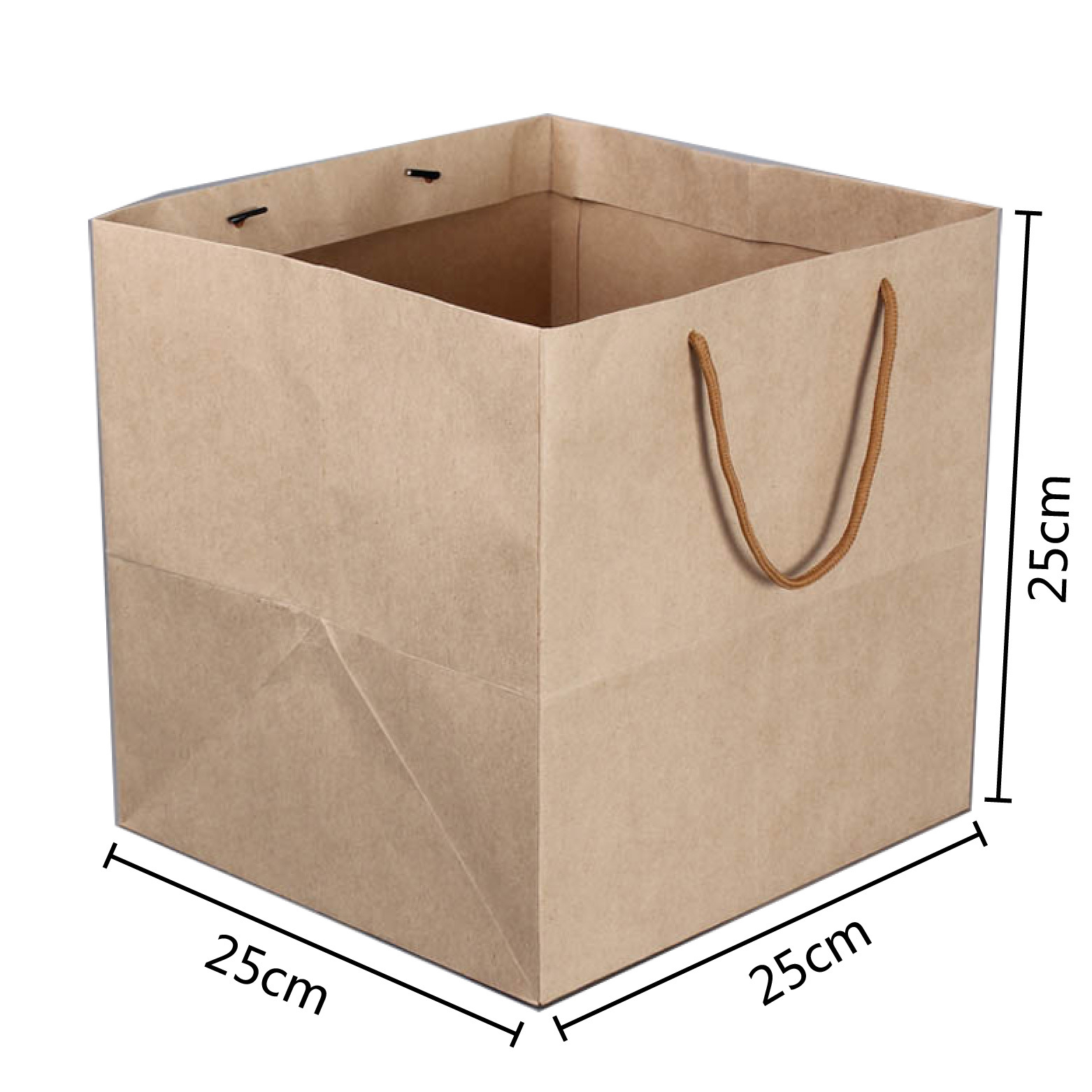 牛皮纸方形收纳手提袋 包装袋手提袋定做量多从优-中国净水材料交易网