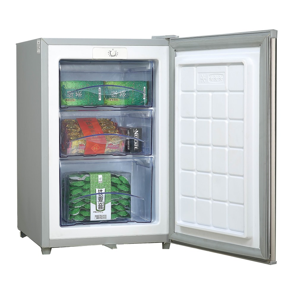 出口bd-60单门直流变频技术省电机械温控全冷冻抽屉电冰箱