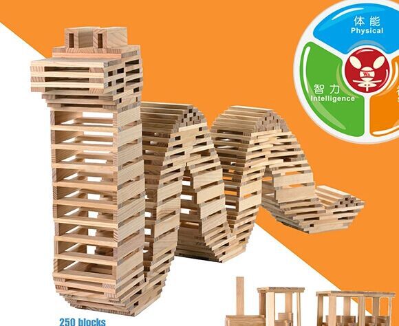 只用长条型积木能搭出什么最好有图