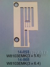 缝纫机配件、缝纫配件、适用于关西W8103EMK（3*6.4）针板、14-86