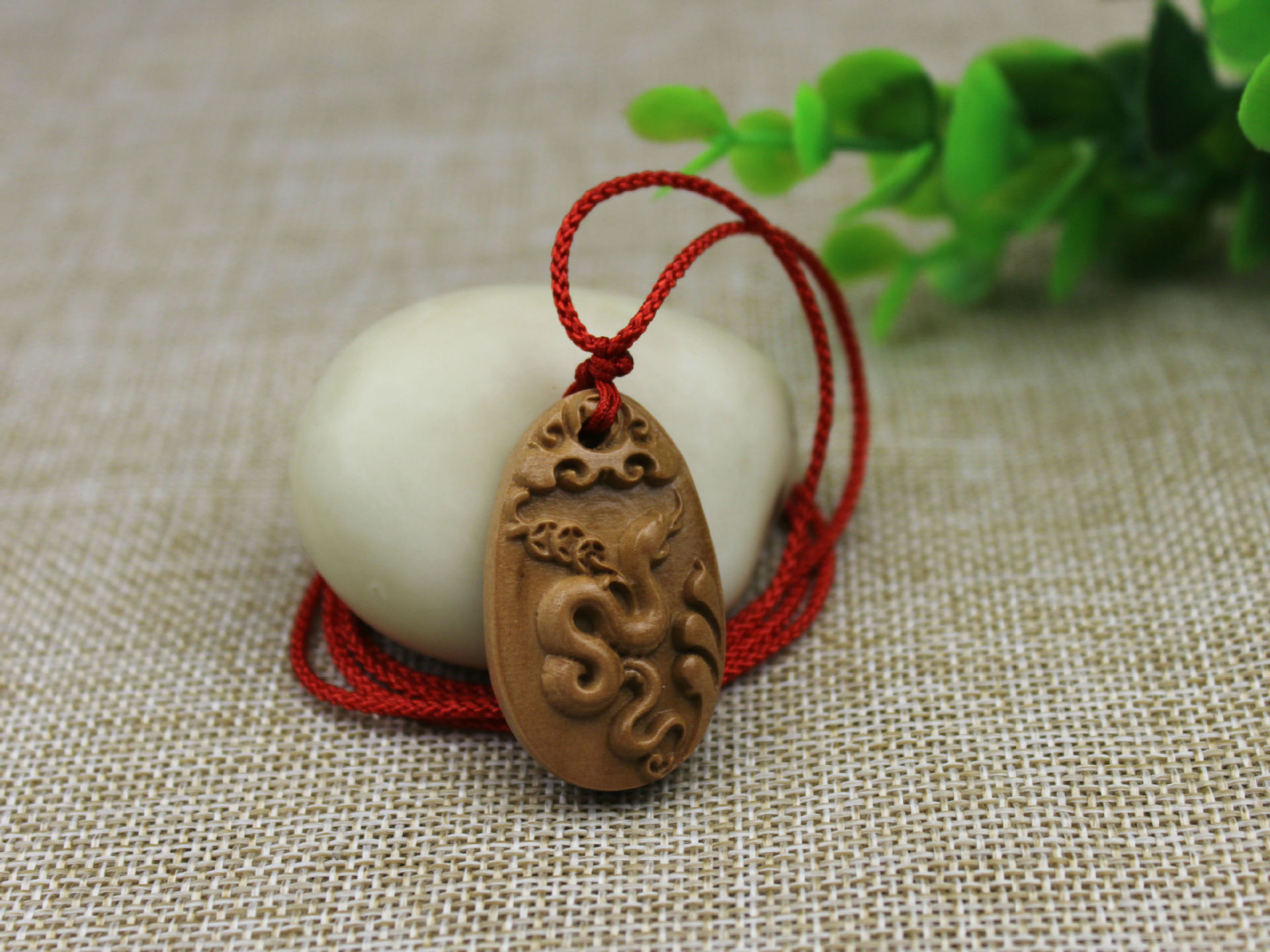 桃木雕刻吊坠 十二生肖属相蛇吊坠淘工厂热销支持混批wysxdz06