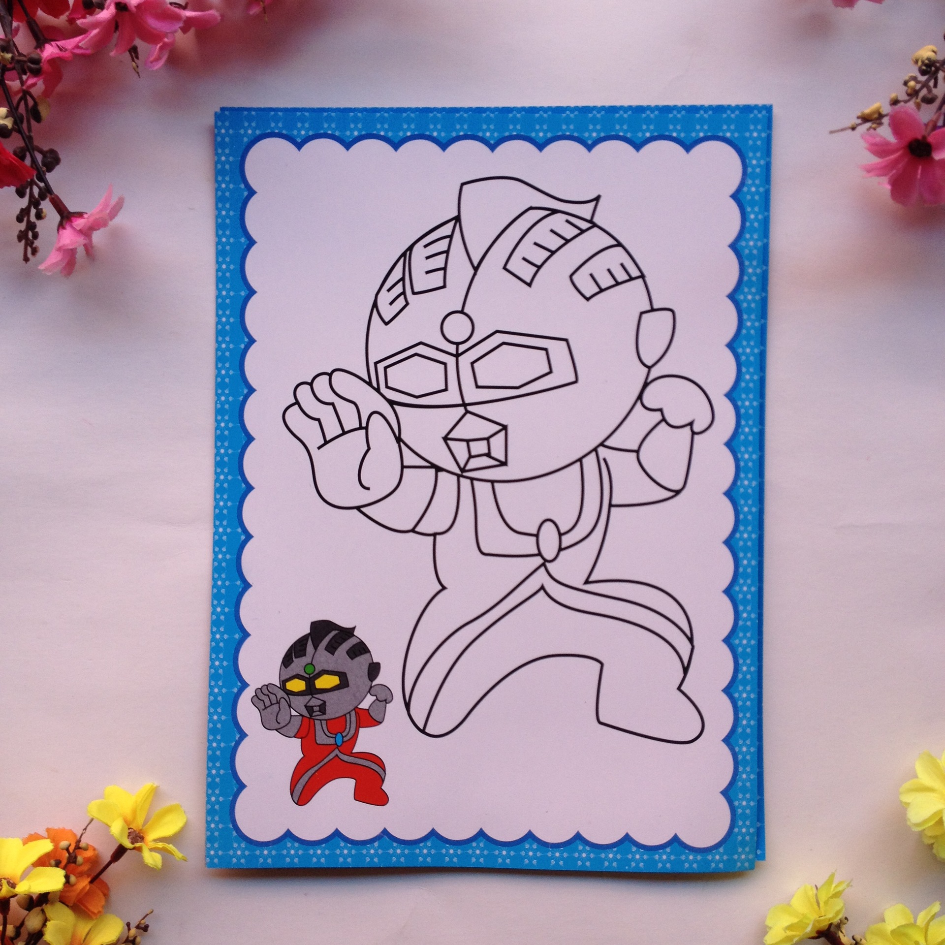 益智动手涂鸦diy水彩画儿童彩色涂色画益智早教儿童玩具