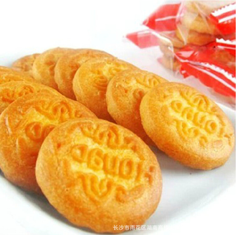 鸿达 栗蓉饼 (栗子味) 500g*18包 酥性饼干 可素食 内含独立包装