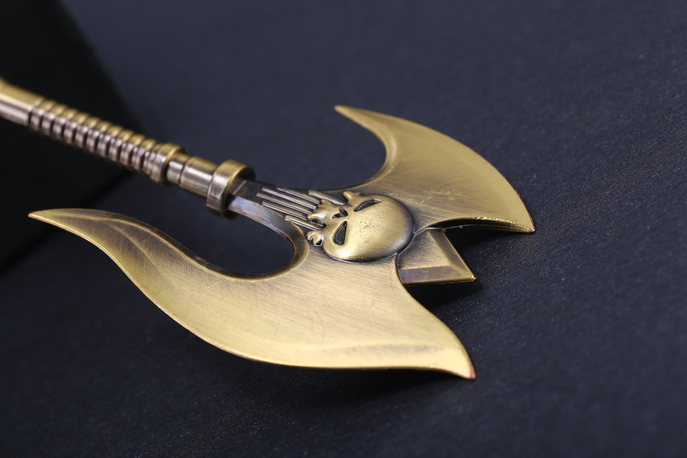 lol 英雄联盟 诺克萨斯之手 德莱厄斯 战斧兵器钥匙扣挂件 15cm