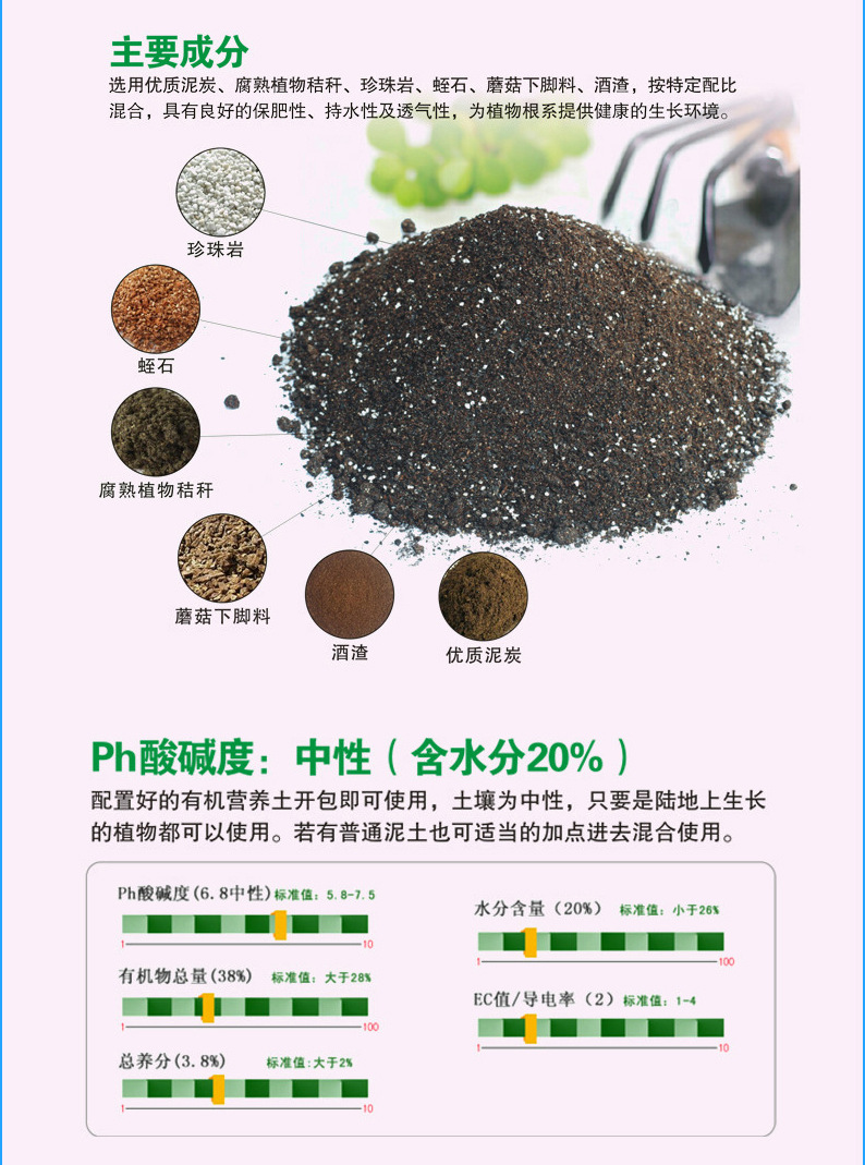 大量批发 营养土 培养基 育苗基质 花卉盆景 园艺资材植物生长土