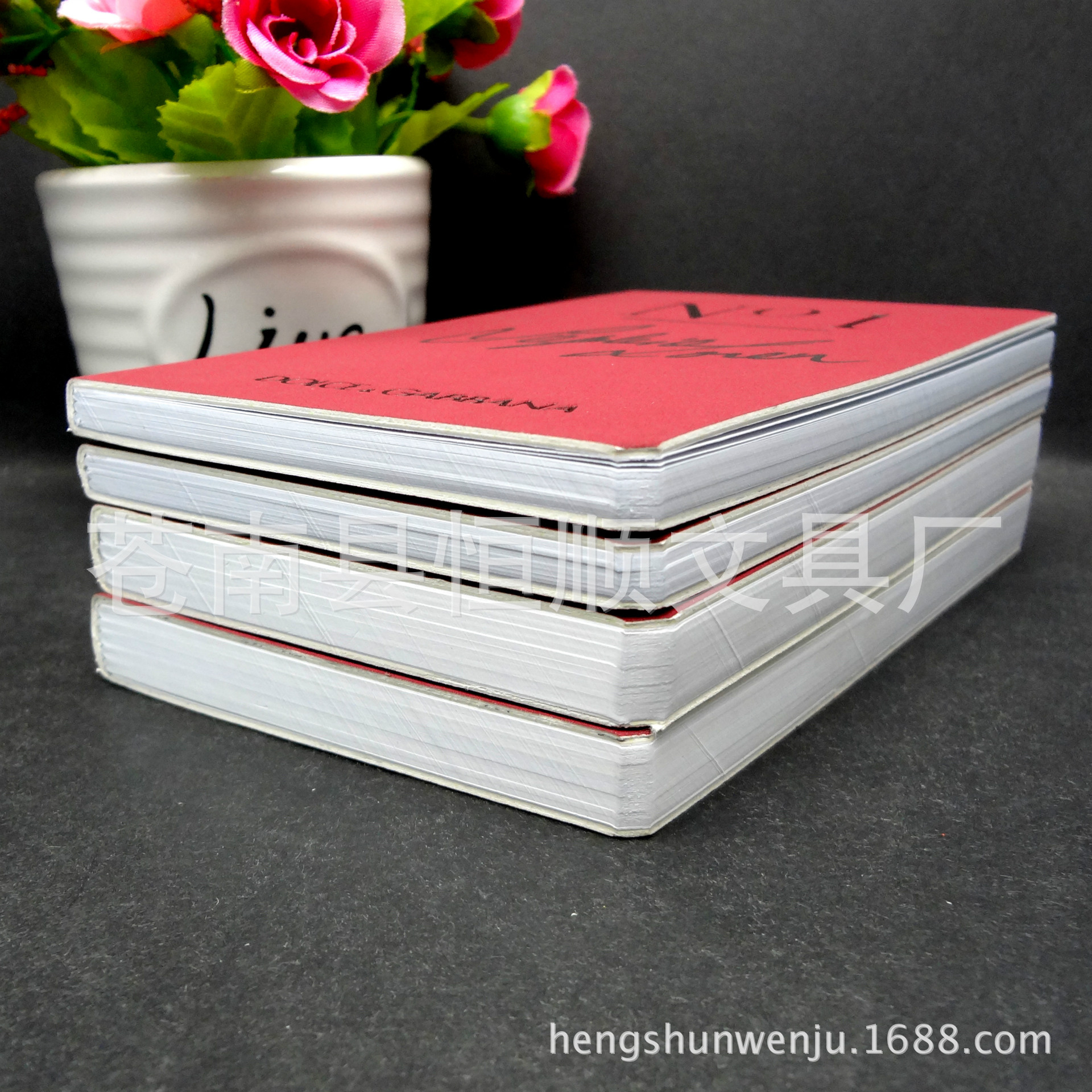 软皮笔记本_软皮笔记本 pu裱纸 烫黑金仿皮 商