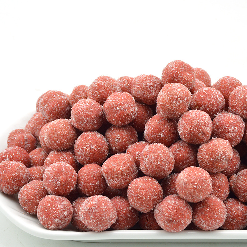 厂家直销雪丽球 开胃山楂球 500g 电商微商货源 散装整箱批发