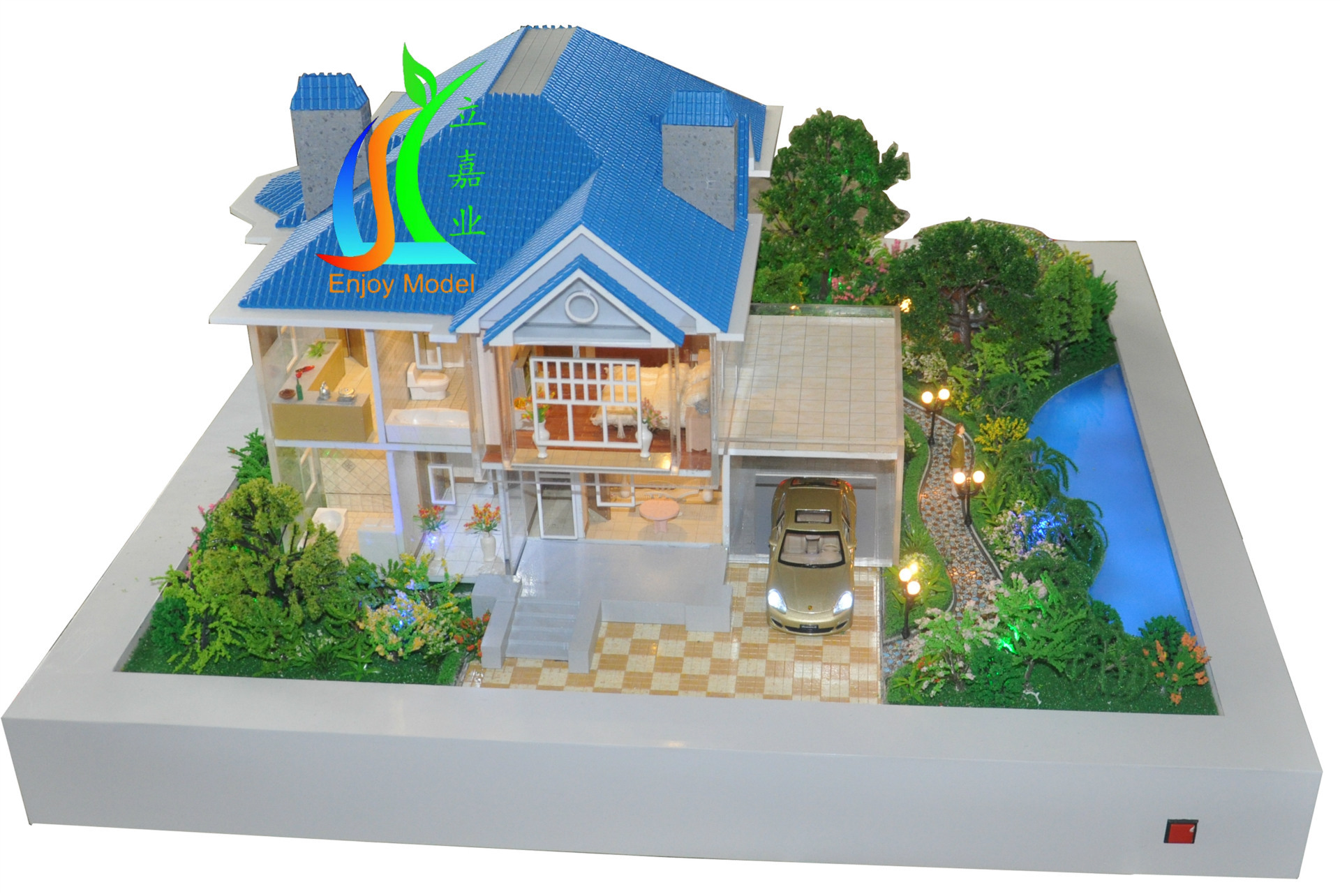 北京模型公司设计制造智能家居模型 智能别墅模型 光伏模型