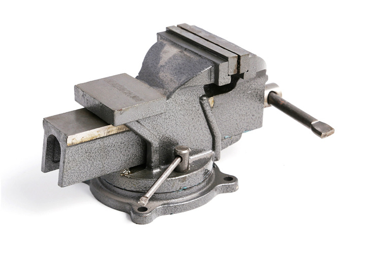 专业级台虎钳 可调式角度重型台虎钳 全钢重型铅封桌虎钳