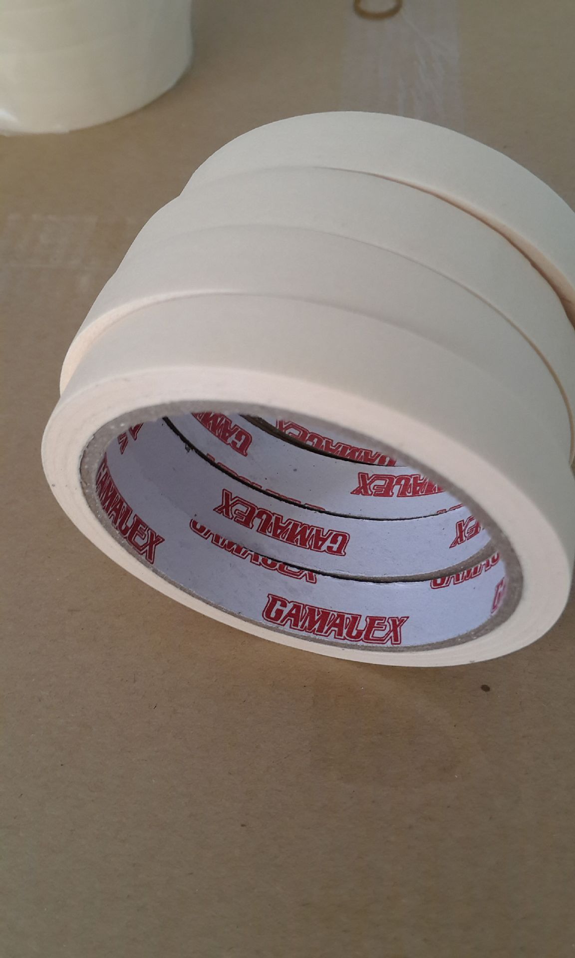 汽车喷漆美纹纸 嘉美利胶带纸6分21码 48卷一小箱