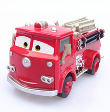 汽车总动员2小红消防车合金儿童卡通仿真玩具汽车模型