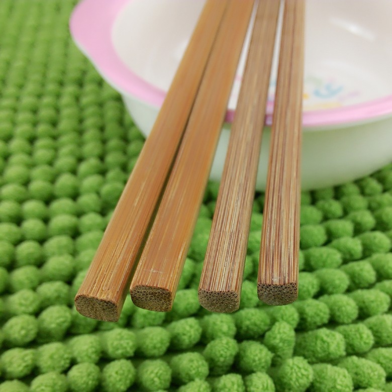 30双天然碳化酒店筷子 消毒柜专用食堂24cm筷子批发一次性筷子