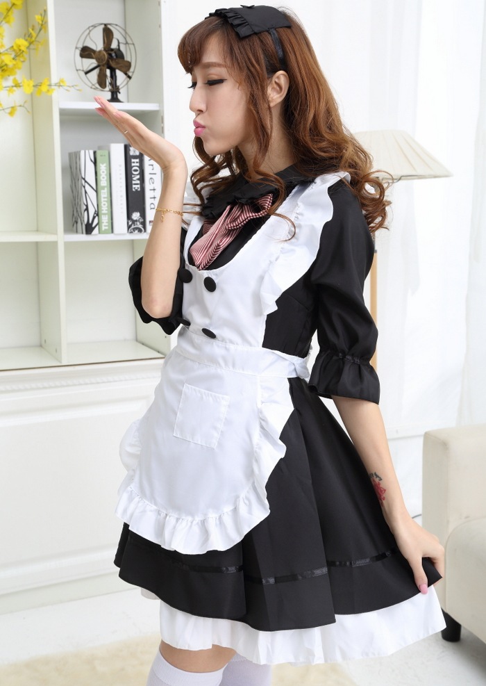 日本性感情趣女佣服 动漫服装舞台服cosplay costume女士女仆装