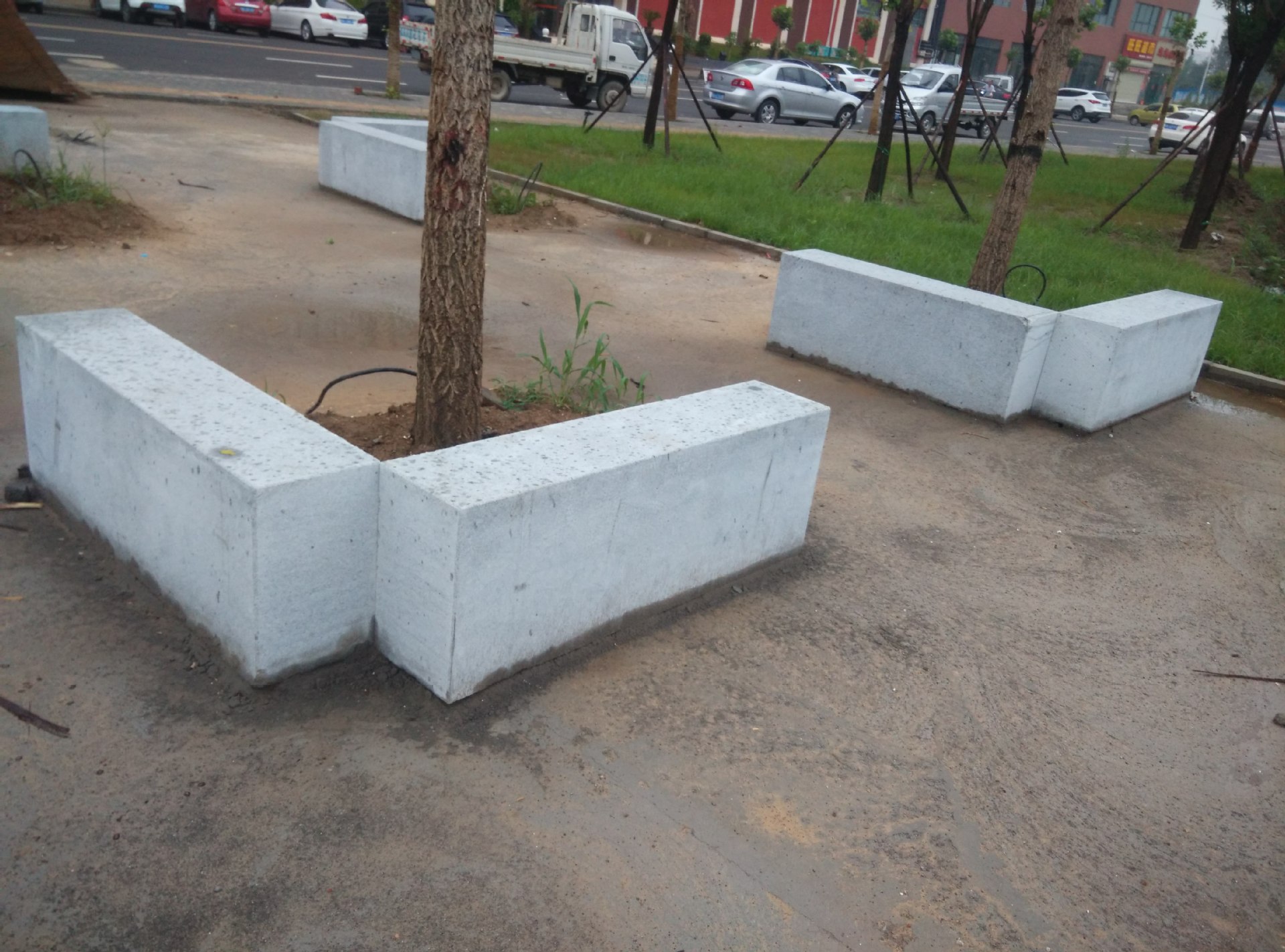 花岗岩侧石 花岗岩树坑石树围石厂家