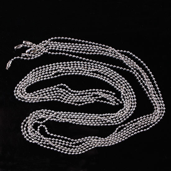 4mm圆珠链钢珠链 个性毛衣链 55cm