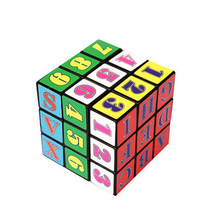 6*6数字字母魔方 智力魔方 益智玩具