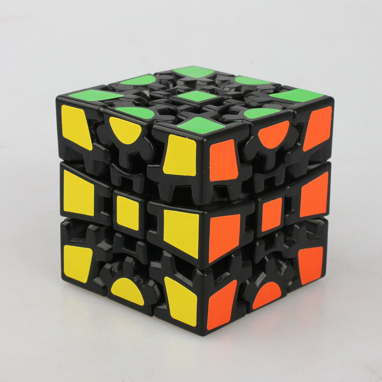 【x-cube 齿轮二代魔方 黑色】gear cube Ⅱ代 3d齿轮 黑色魔方