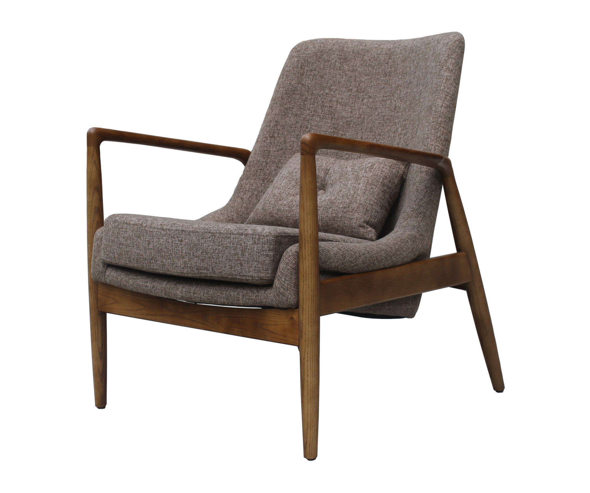 水曲柳时尚新款实木框架软体沙发椅茶几组合商务会客休闲办公沙发