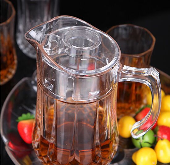 亚克力钻石冷水壶 果汁扎啤壶 凉水壶鸭嘴壶果啤壶ktv酒吧酒店用