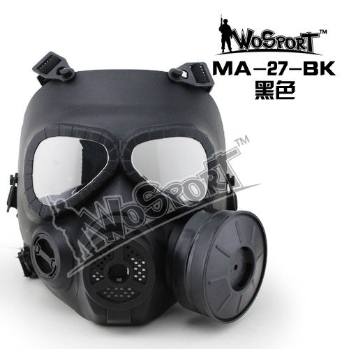Wosport Factory Direct Sales Chief M04 Gas Mask CS Field Tactical Mask Lens Anti-Fog Exhaust Equipment